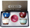 ZEDARO Juego de 5 tazas de té de Kung Fu oriental, taza de café de taza de té de cerámica siempre de pie con un patrón exquisito, colección de diseñador artesanal, regalo para padre, esposo, amigo, 5