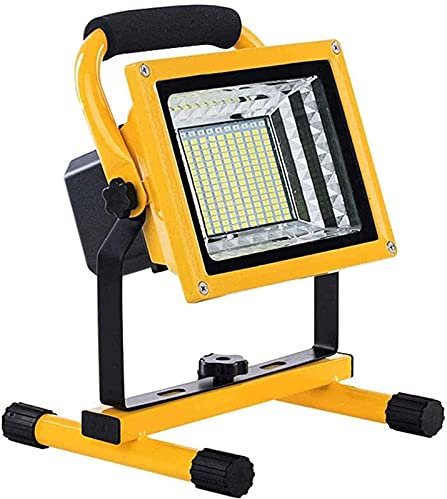 KEppd Projecteur Portable sans Fil, 6 Modes d'intensité Variable, avec télécommande, pêche, Maison, Batterie intégrée 15600 Mah, Lampe de Travail Rechargeable, projecteur pour Camping, 8