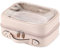 Veki Étanche Portable Trousse de Toilette Grande Capacité, Transparent Trousse Maquillage, Imperméable Sac Cosmétique Organisateur de Voyage pour Femmes et Filles (Grand Rose)