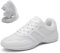 SECHRITE Cheerleading Cheer Schuhe Damen Mädchen Weiß Tanzsneaker Tanz Turnschuhe Dance Sneaker Jazz Tanzschuhe Yoga Training Aerobic Schnürschuhe 40 EU