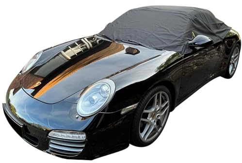 Halbabdeckung kompatibel mit EIN Porsche 911 (997) Cabrio für Außen Berlin