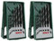 Bosch 7 pces. Kit de forets à bois hélicoïdaux Mini-X-Line (pour bois tendre et dur, Ø 3-10 mm, accessoires perceuse-visseuse et support de perçage) (Lot de 2)