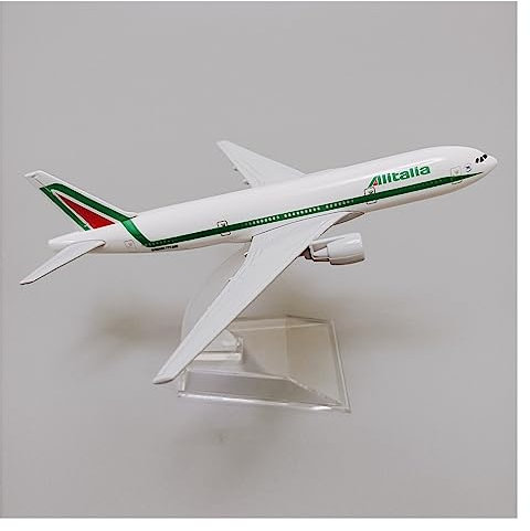 Juguetes voladores para niños al Aire Libre para Alitalia B777 Modelo De Avión para Líneas Aéreas Italianas Boeing 777 Airways Modelo De Avión Diecfast Avión Niños Regalos 16cm