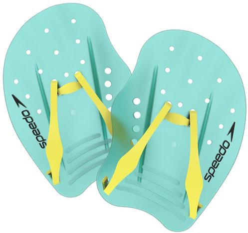 Speedo Unisex Erwachsene Tech Paddel Handpaddel für Schwimmen | Trainingshilfen Trainingshilfen, Arctic Glass, L
