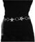 Milakoo Emo Fashion Waist Belt for Dress Star Pentagram Accessories Link Chunky Chain Pants Belt