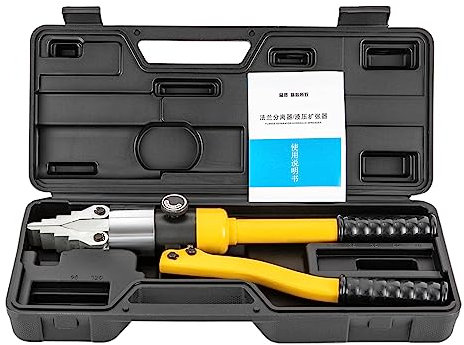 8 T Hydraulische Flanschspreizer Hydraulik Flansch Spreizer Spreader Trenner Hydraulik Flansch Spreizer,Infrarot Positionierung,9mm-40mm Öffnungslänge (Gelb)