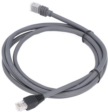TOPINCN Ethernet Extension Cable, Portable Crystal Head Network Patch Cord Extender High Speed Water Resistant Ethernet Extender Cable Adapter for Mini Rectangular Satellite Antenna (2m)