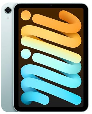 Apple iPad Mini (A17 Pro): Pantalla Liquid Retina de 8,3 Pulgadas, 256 GB, Wi Fi 6E, cámaras Frontal y Trasera de 12 Mpx, Touch ID, autonomía para un día Entero – Azul