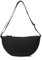 ANYWN Borsa tracolla Donna Borsa tracolla mezzaluna, Borsa marsupio Donna casual Hobo, Piccola Borsa a spalla Donna velluto a coste con tracolla regolabile Nero