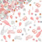 60 Konfetti Geburtstag Deko 60 Tischdeko Geburtstag dekoration Confetti 60. Streudeko Geburtstagsdekoration Roségold Frauen Männer