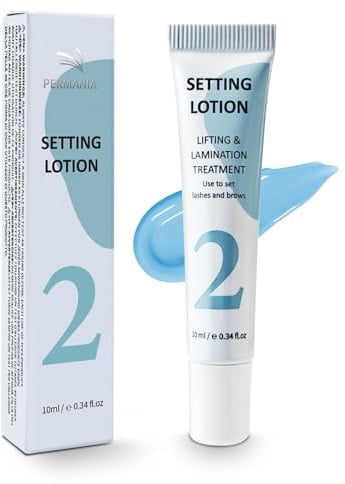 PERMANIA Lash Lift Lotion, Lash Lift Solution 2 for Eyelash Perm | Brow Lamination, Use to Set Eyelash and Eyebrow, Safe Gentle Formula | Convenient Tube Design
