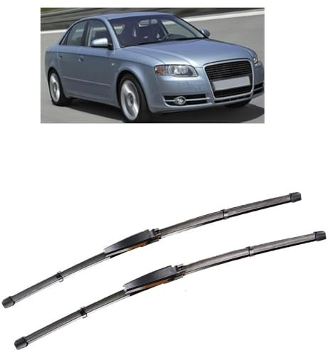 Scheibenwischerblätter für Audi A4 B7 S4 RS4 2004-2008 22+22 Frontscheibe Wischerblätter Autofrontbürsten Fenster Windschutzscheibe Scheibenwischer