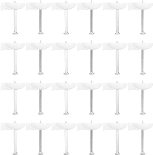UTHCLO 45pcs Wall Screws and Anchors with Head Double Pins for Drywall Hole Fixing Nail Filler for Walls Cable Staples for Low Voltage Wiring Compatible with Door Curtains Wallpaper and