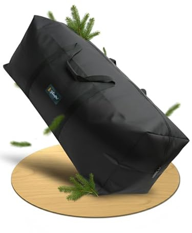 Heimflix Aufbewahrungstasche XXL für Weihnachtsbaum | Weihnachtsbaum Abdeckung & Weihnachtsbaum Tasche | Tannenbaum Tasche für Weihnachtsdeko Aufbewahrung | für 180cm Weihnachtsbaum Aufbewahrung