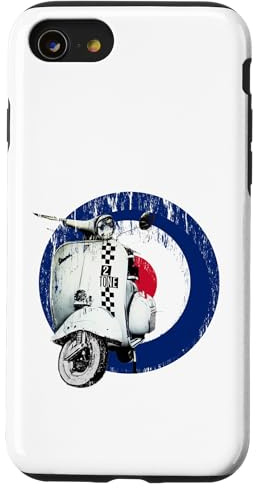 Mod Ska Vintage Retro Modernist Circle Design Case for iPhone SE (2020) / 7/8