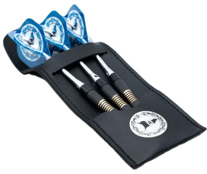 Arminia Bielefeld Dartpfeile 3er Set Steeldart – Offizielles Fan Dart Set mit Metallspitze | Präzise Dart Pfeile für Dartboard | Fußball Fanartikel Geschenk