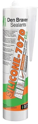 Silicone 7070 Plus Gris Alu RAL 7001 300ml Den Braven