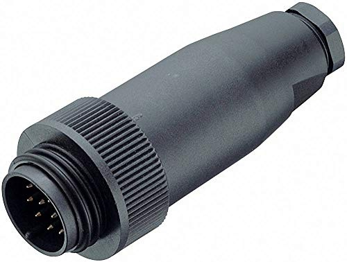 BINDER 99-0717-00-13 Rundplug Stecker, gerade Gesamtpolzahl: 12 + PE Serie (Rundsteckverbinder):