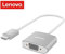 Lenovo Adaptador HDMI a VGA con Audio, Chapado en Oro 1080P Activo HDMI a VGA convertidor con Micro USB y Puerto de Audio de 3,5 mm (Plata)