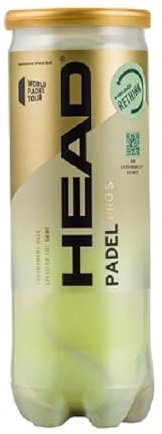 Head Padel Pro S Ball, Gelb, S