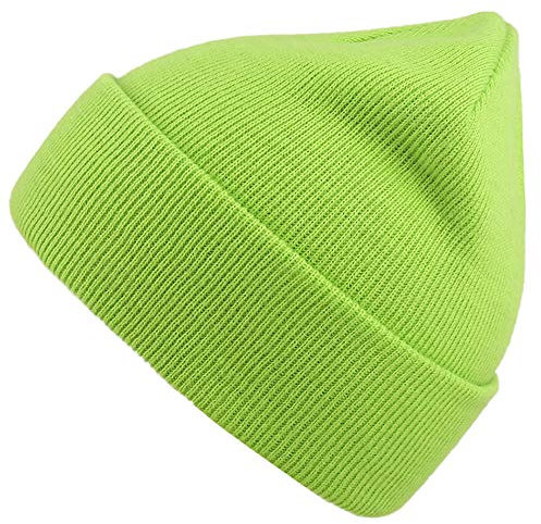 MaxNova Slouchy Beanie Cap Strickmütze für Damen und Herren, Cao Green, Einheitsgröße