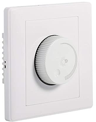 An der Wand befestigter Drehknopflampen-justierbarer Dimmer-Schalter-Helligkeit Prüfer-Verkleidungs-Dimmer für weißglühendes Licht Lichtmodulator
