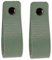 Brute Strength - Poignées en cuir pour meubles - Vert Pâle - 2 pcs - 16,5 x 2,5 cm - Poignée de meuble, Poignée de porte pour cuisine, salle de bain, armoires, commode, bois