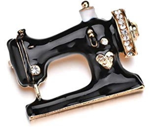 Flybloom Frauen Vintage Alloy Nähmaschine Brosche Pin Kleidung Zubehör Schmuck Geschenk (Wie Das Bild Zeigt