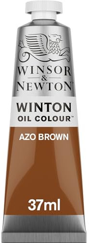 Winsor & Newton Winton - Tubo de Pintura al Óleo, 37 ML, Marrón (Marrón de azo)