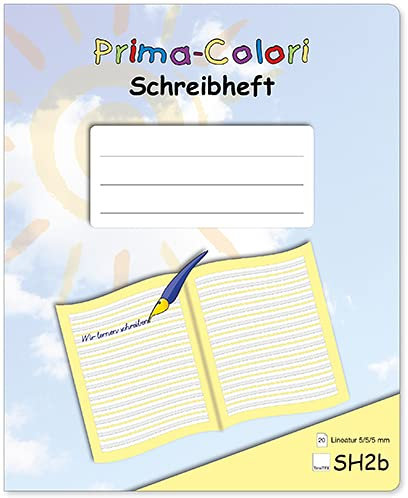 Prima-Colori Schreibheft - SH2b - Lineatur 5/5/5 mm - TimeTEX - FormaTex-Format A5+ - Heft - 92304