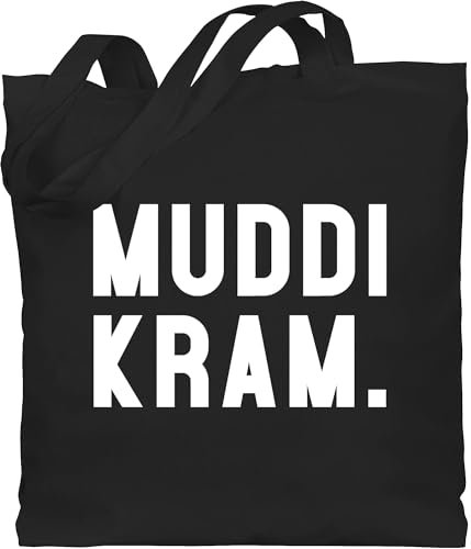 Baumwolltasche - Mama - Taschen - Muddi Kram - Unisize - Schwarz - 1 muttertag geschenk muttertagsgeschenk von kindern mutter mum beutel mom tasche geschenke für werdende mütter mutti mommy
