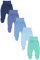 TupTam Pantaloni con Piedini da Neonato per Bambini, 5 Pezzi, Blu Scuro Jeans Blu Verde Menta, 56