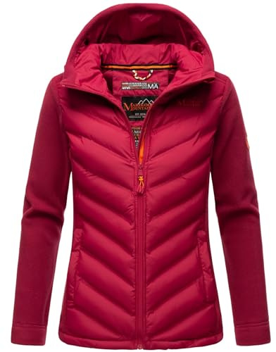 MARIKOO Damen Fleece Hybrid Jacke Trekking Wanderjacke Übergangsjacke B929