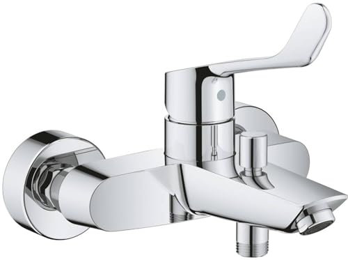 Einhand-Wannenbatterie EUROSMART DN 15, langer Hebel chrom