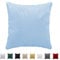 Kissenbezug 40x40 aus 100% Baumwoll-Jersey 150 g/qm - Hellblau - Mit Reißverschluss - Twinzen Kissenbezüge 40 x 40 cm - Kissenhülle Öko Tex Zertifiziert - Ultra weich und atmungsaktiv