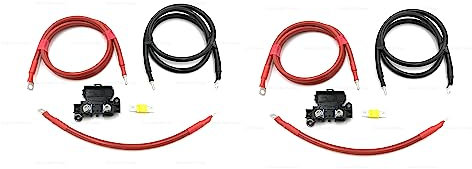Victron ORI121236120 Orion TR Smart 12v 30amp Isolated battery to battery Charger Wiring Kit (4mtr Kit (3500mm + 500mm Red Leads)