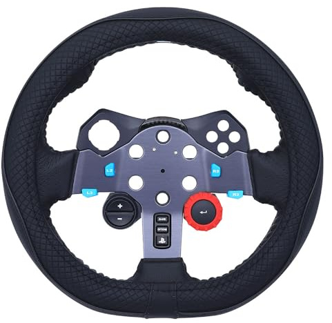 DuoDuoBling D Steering Wheel Cover Racing Game Accessories 10.6 inch 27cm for PC,Xbox OneSeries X/S,g920 x920 G29 g923 g27 g25,PS4,PS3, PS5,Nintendo Switch (Black)