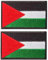 AXEN Palestine Flag Patch, Tactical Morale Palestinian Flag Loop and Hook Design Military Uniform Emblem Patches, Pack of 2