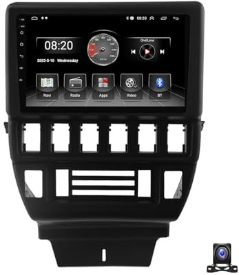 DEHIWI Android 11 Autoradio 9 Zoll Touch Screen Auto-Navigation Für Lada Niva 1993-2018 Bluetooth Stereo Mit 4G/WiFi/FM Radio/Carplay/Lenkradsteuerung+720P Rückfahrkamera,Y1 1g+16g