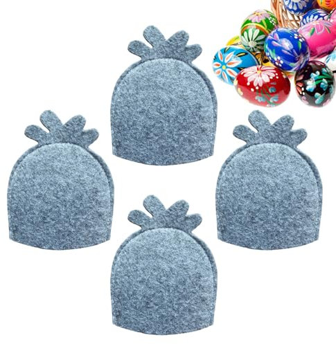 Monozoz Portauova di Pasqua da esporre, Borsa portauova, 4 portauova Carini per Feste di Pasqua, Decorazioni per la casa, Regali per Feste di Pasqua, Decorazioni per la tavola, Decorazioni