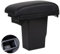 Car Armrest Box Compatible with Peugeot 2008 2013-2019, Dual Layer Armrest with 3 USB Charging Ports Black PU Leather Central Console Storage Box Automobile Arm Rest (3 USB)