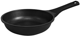 PINTINOX PADELLA EVO 28CM padella in alluminio antiaderente nero diametro 28 cm, adatta a tutti i piani cottura