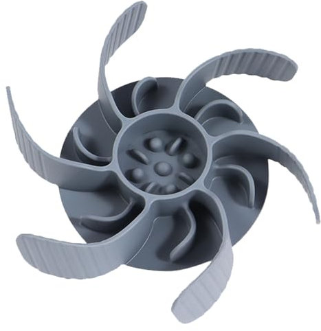 GNAUMORE Slow Feeder Hund,Slow Feeder Hund Silikon,Schneidbar Antischlingnapf Hunde,Antischlingnapf Hunde,Schlingnapf Hunde,Anti Schling Einsatz für Napf,Reduzieren Übermäßiges Essen,Grau,11cm