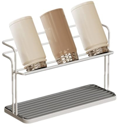 Bottle Drying Rack - Standing Bottle Drying Rack, Metal Drying Organizer | Vertical Bottle Dryer Holder, Kitchen Cup Clothes Airer Stand for Jars, Cups, Cups, Water Bottle