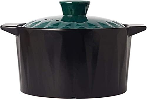 Olla de barro para cocinar platos de olla olla de sopa casera, olla de cerámica resistente al calor