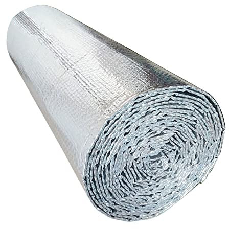 Réflecteur Radiateur Rouleau d'isolation en Feuille à Bulles de différentes Tailles pour Grenier, Sol, Mur, Camping-Car, Bateau et Hangar Réflecteur Bubble Save Energy Kit résistant à la Chaleur, à l