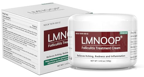 Follikulitis-Creme 100g - Soforthilfe bei seborrhoischem Ekzem, Aknederm & Juckreiz | Stoppt Hautrötungen, Schwellungen & Schmerzen | Intensivpflege für trockene Haut