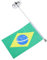 VILLCASE Bandera De Mesa Brasileña Pequeña Bandera De Escritorio Internacional Bandera De Brasil Banderas Pequeñas Soporte De Escritorio Para Banderas Pequeño Soporte Para Banderas