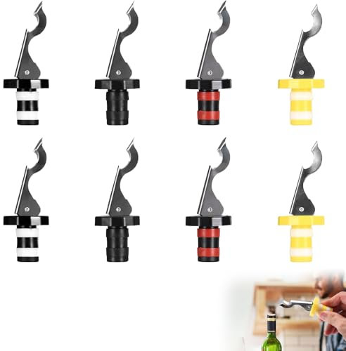 8 Stücke Flaschenverschlüsse Mit Hebel,Flaschenverschluss Bierflaschen,Flaschenverschluss Wein,Bierflaschenverschluss,Weinverschluss,flaschen verschließer Für Bier Wein Champagner Wiederverwendbare