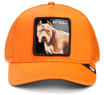 Goorin Bros. Trucker Cap The Dog Pitbull Orange Orange, Size:OneSize